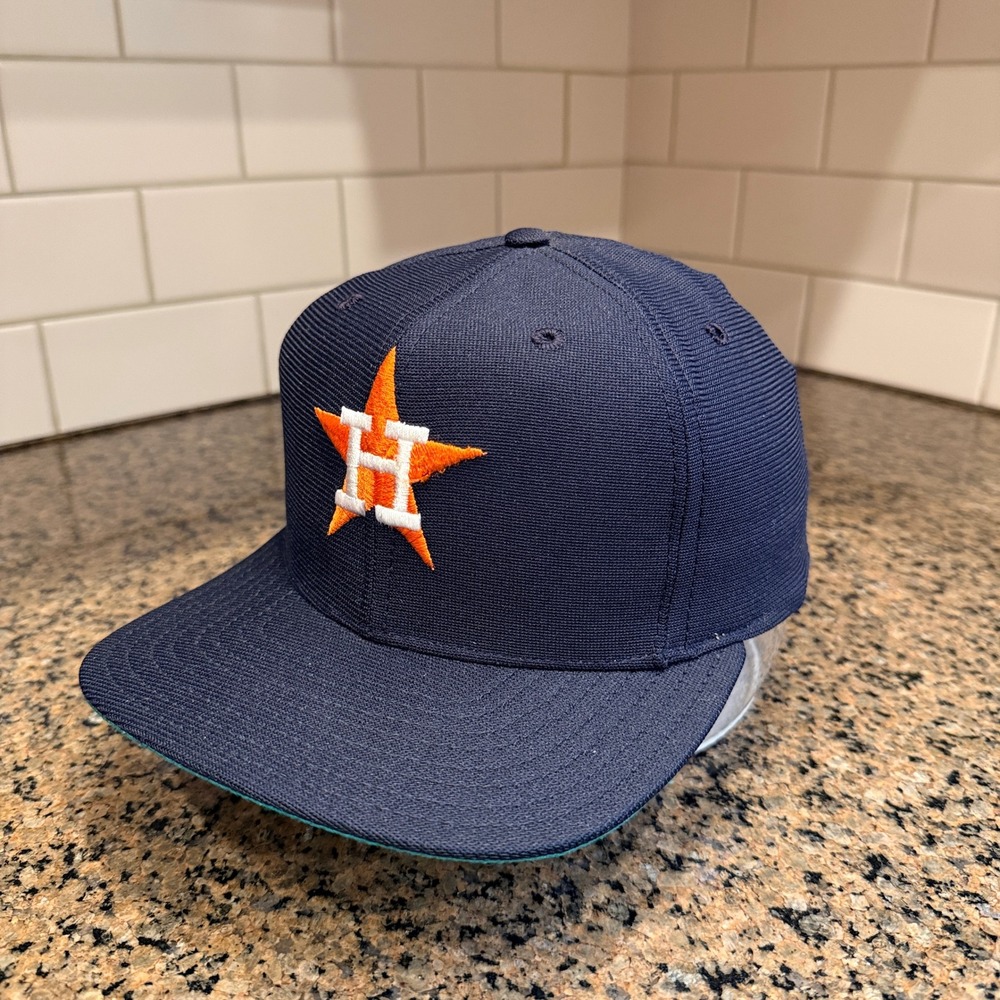 Vtg 90s Houston Astros New Era Pro Model Snapback Hat M-L Made in USA Deadstock - Picture 1 of 10